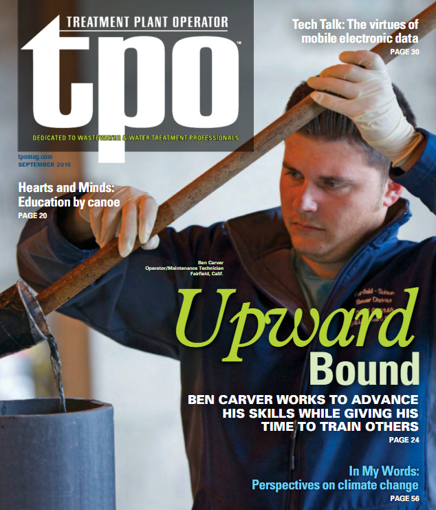 Ben Carver Featured on Treatment Plant Operator Article