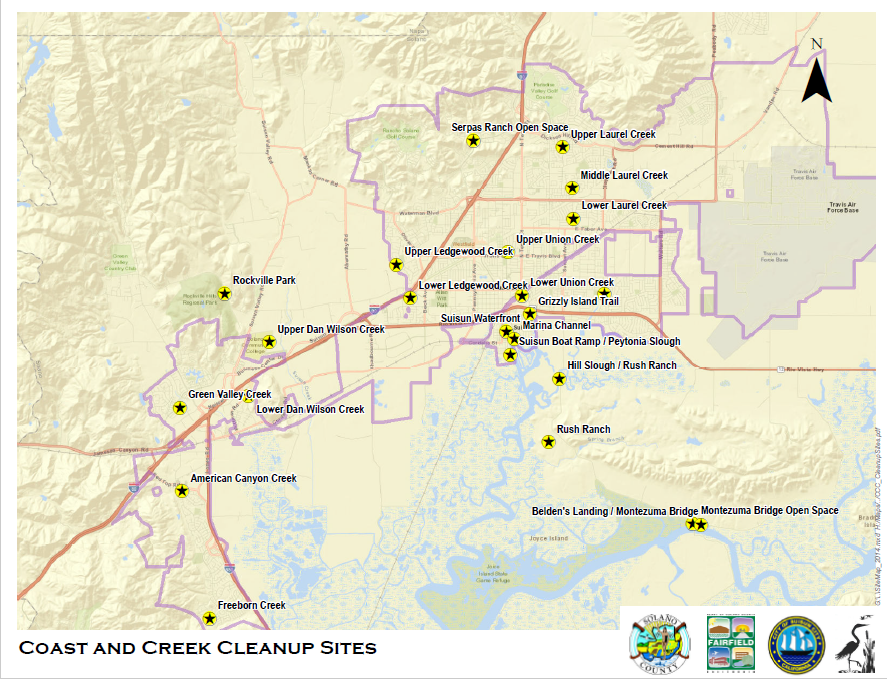 Coast and Creek Cleanup Sites