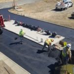 New paving at the WWTP